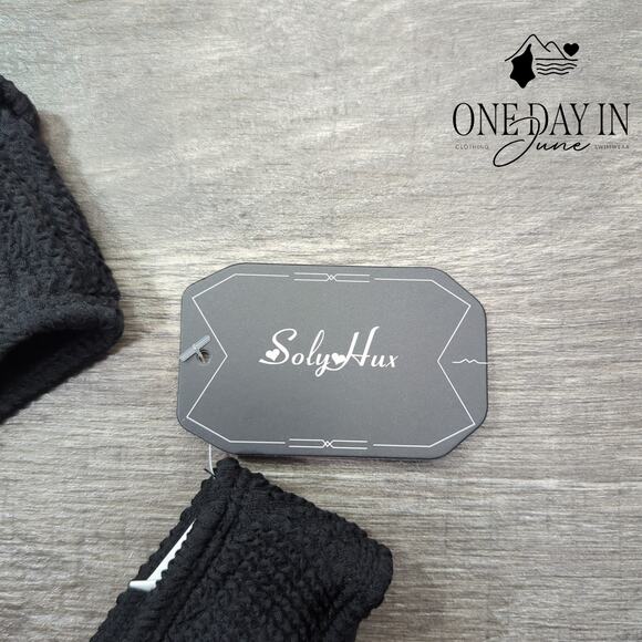 Soly Hux Smocked Crop Bikini Swimsuit Size XS - Picture 3 of 6